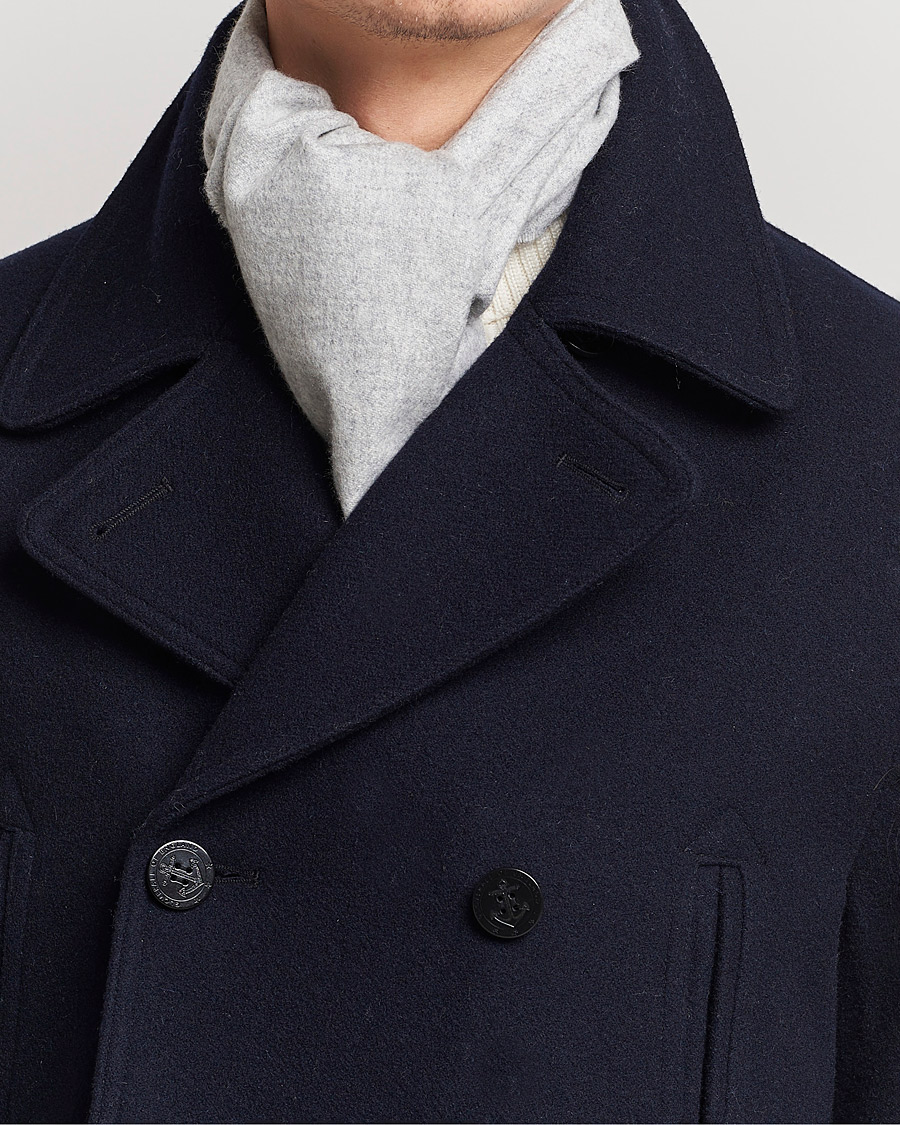 Herre | Johnstons of Elgin Cashmere Scarf Silver Grey | Johnstons of Elgin | Cashmere Scarf Silver Grey
