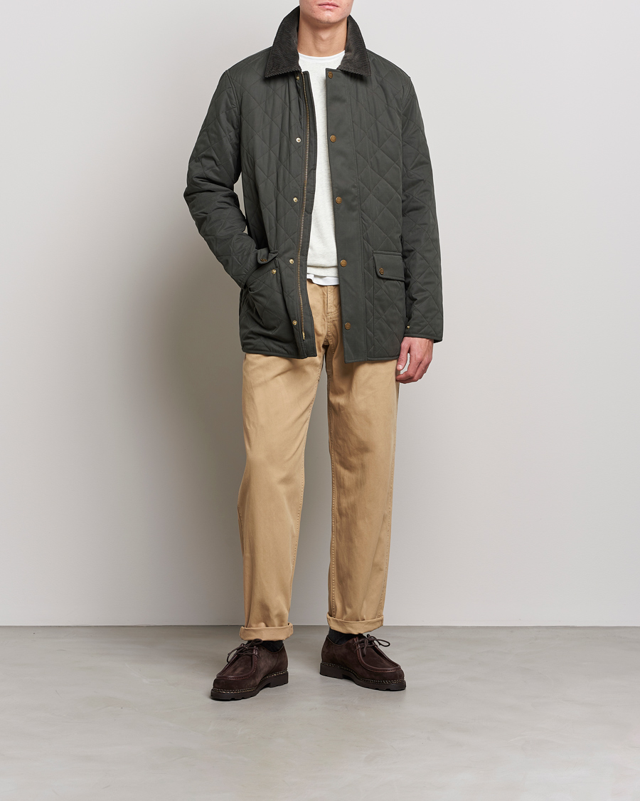 Herre | Tøj | Morris | Barrow Hill Quilted Jacket Olive