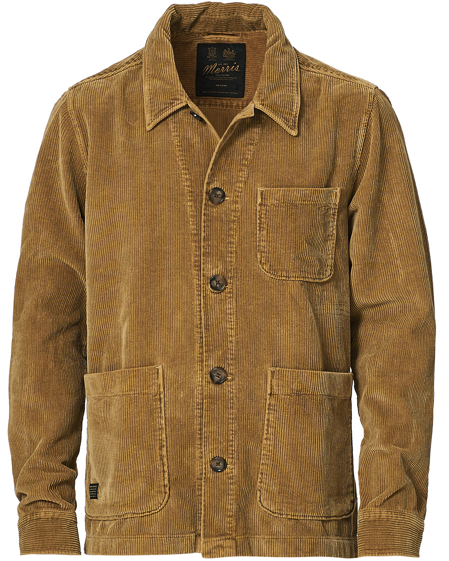 Herre | Skjorter | Morris | Pennon Cord Shirt Jacket Beige