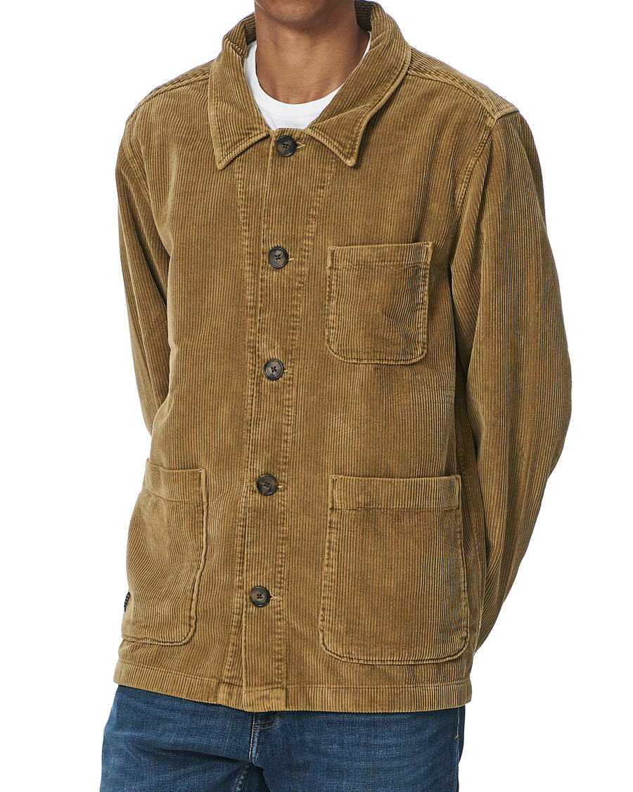 Herre | Skjorter | Morris | Pennon Cord Shirt Jacket Beige