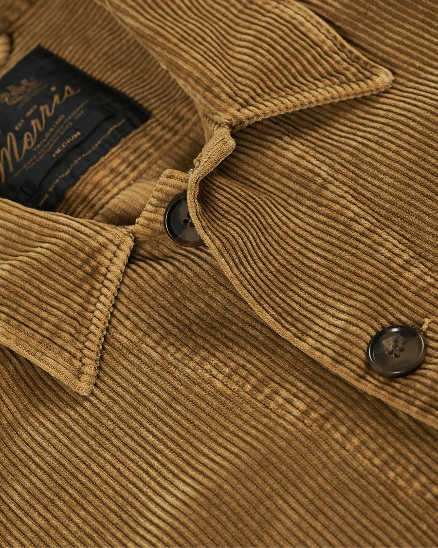 Herre | Skjorter | Morris | Pennon Cord Shirt Jacket Beige