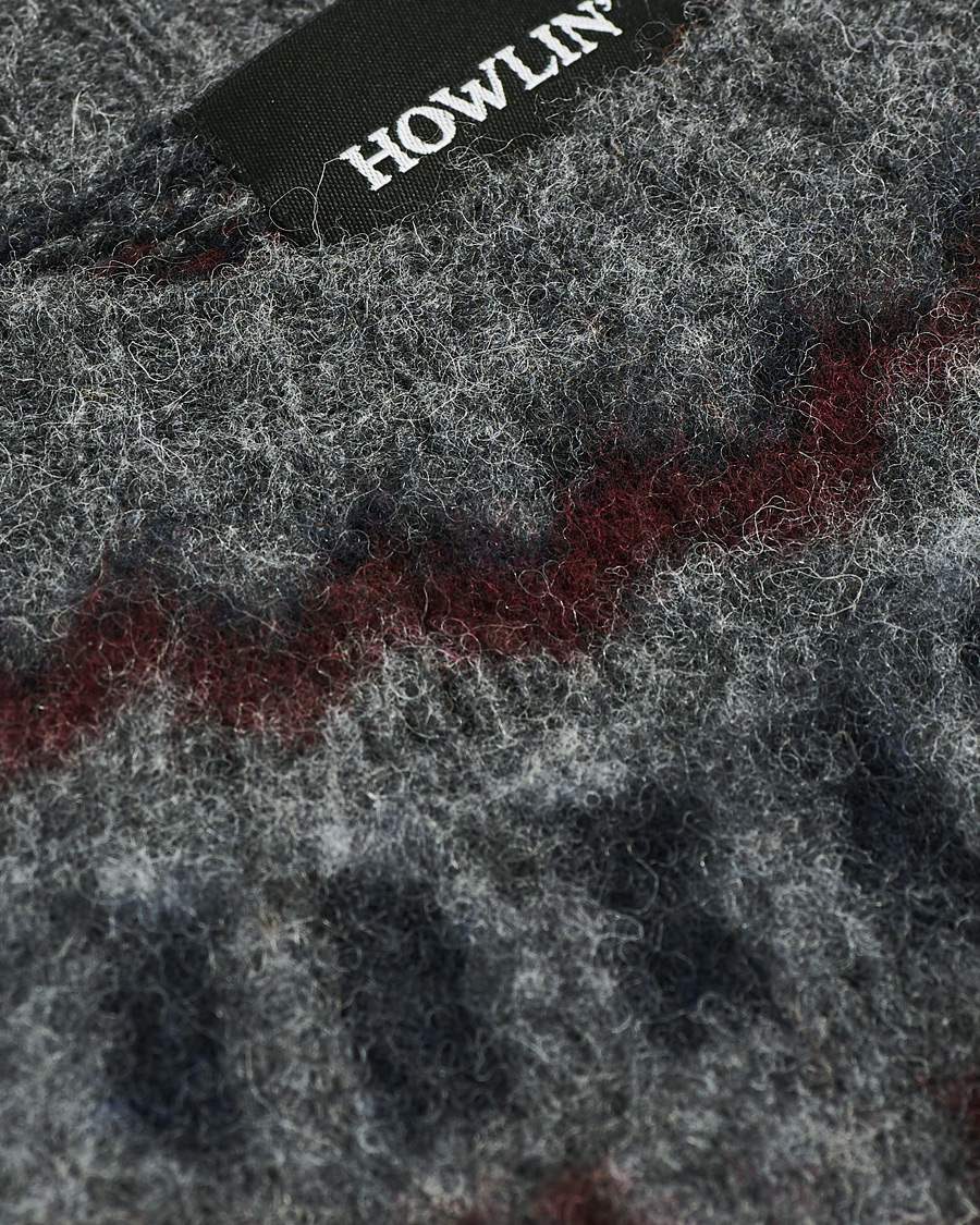 Herre | Trøjer | Howlin' | Brushed Wool Fair Isle Crew Sweater Oxford