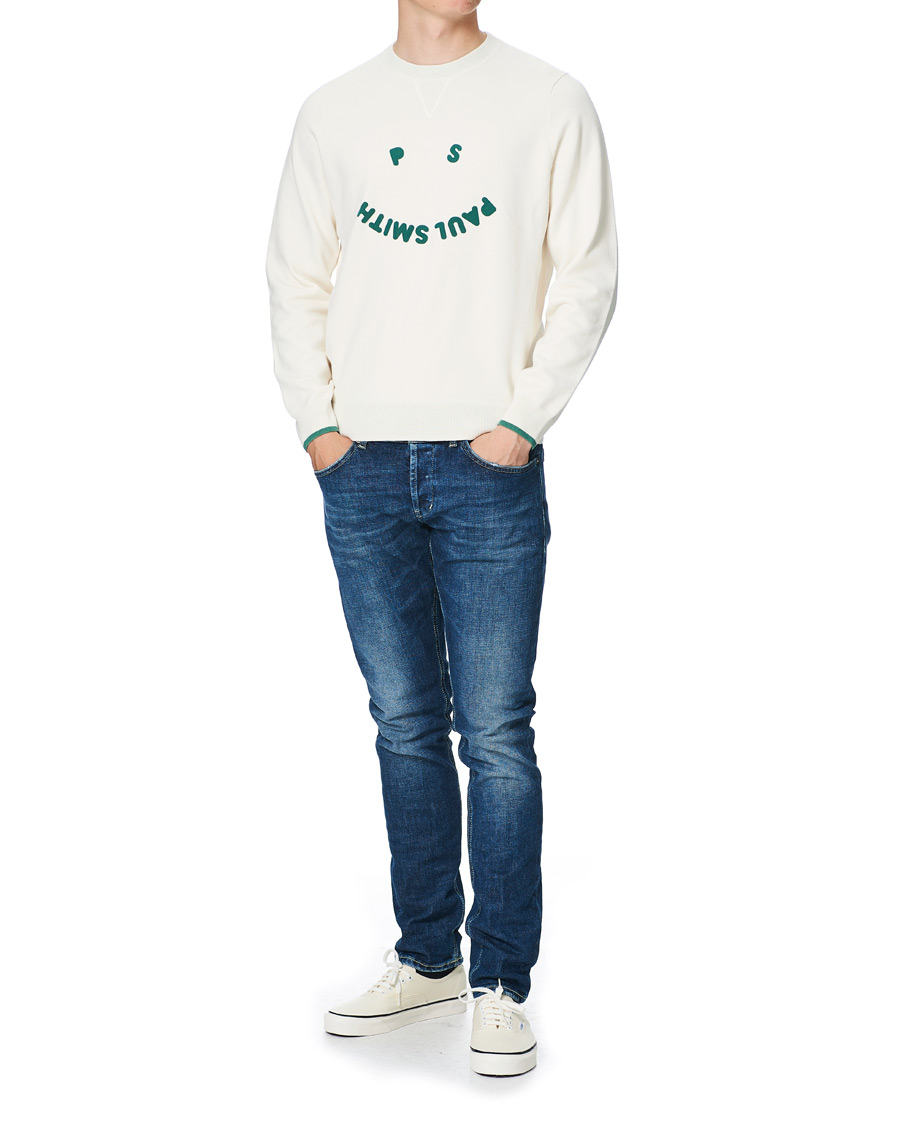 Herre | Trøjer | PS Paul Smith | Cotton Wool Pullover Offwhite