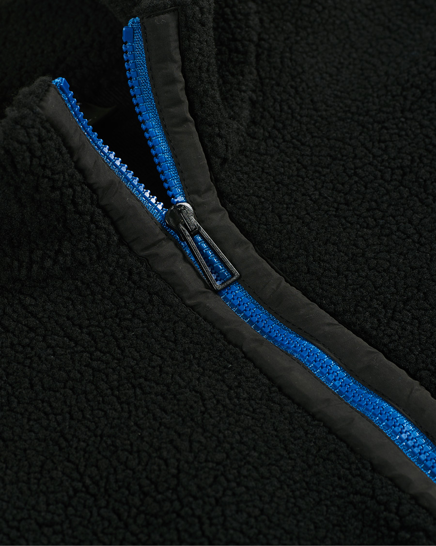 Herre | Trøjer | PS Paul Smith | Half Zip Fleece Sweater Black