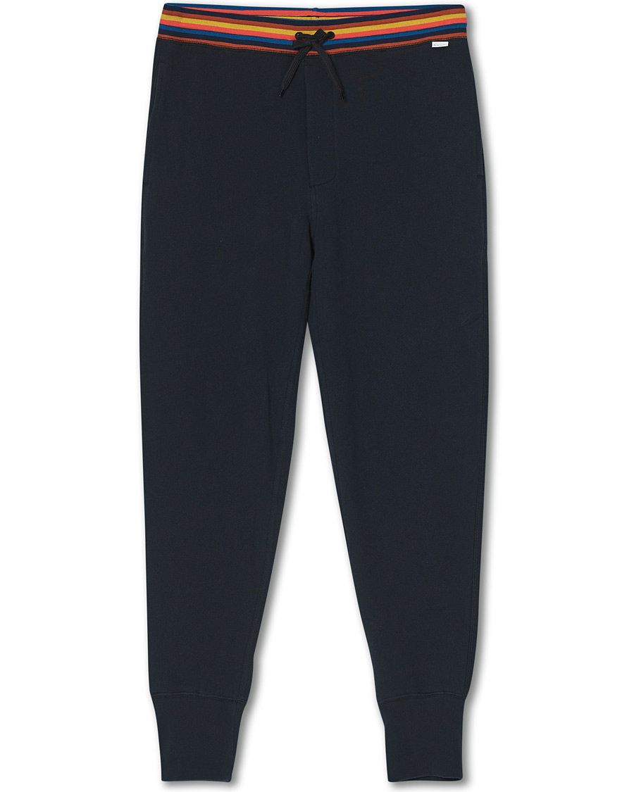 Herre | Paul Smith Jersey Cotton Pants Black | Paul Smith | Jersey Cotton Pants Black