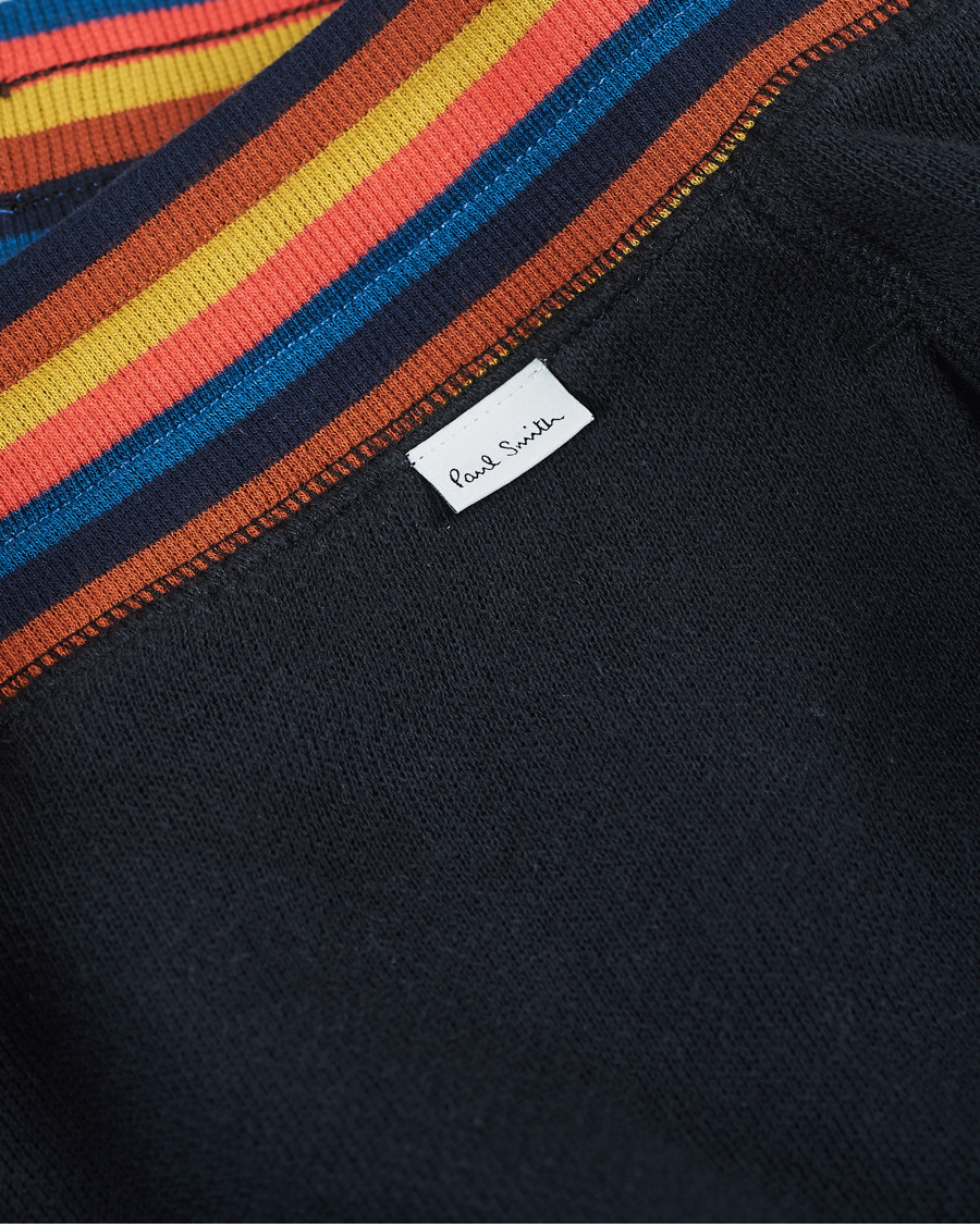 Herre | Paul Smith Jersey Cotton Pants Black | Paul Smith | Jersey Cotton Pants Black