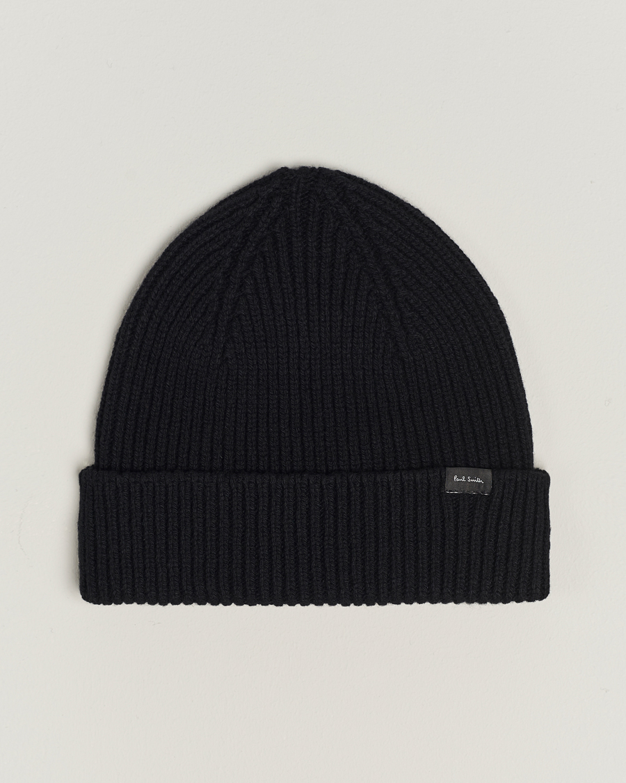 Herre | Paul Smith Cashmere Beanie Black | Paul Smith | Cashmere Beanie Black