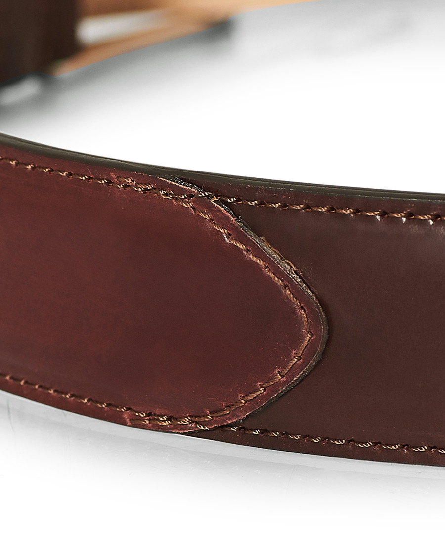 Herre | Crockett & Jones Belt 3.2 cm Burgundy Cordovan | Crockett & Jones | Belt 3.2 cm Burgundy Cordovan