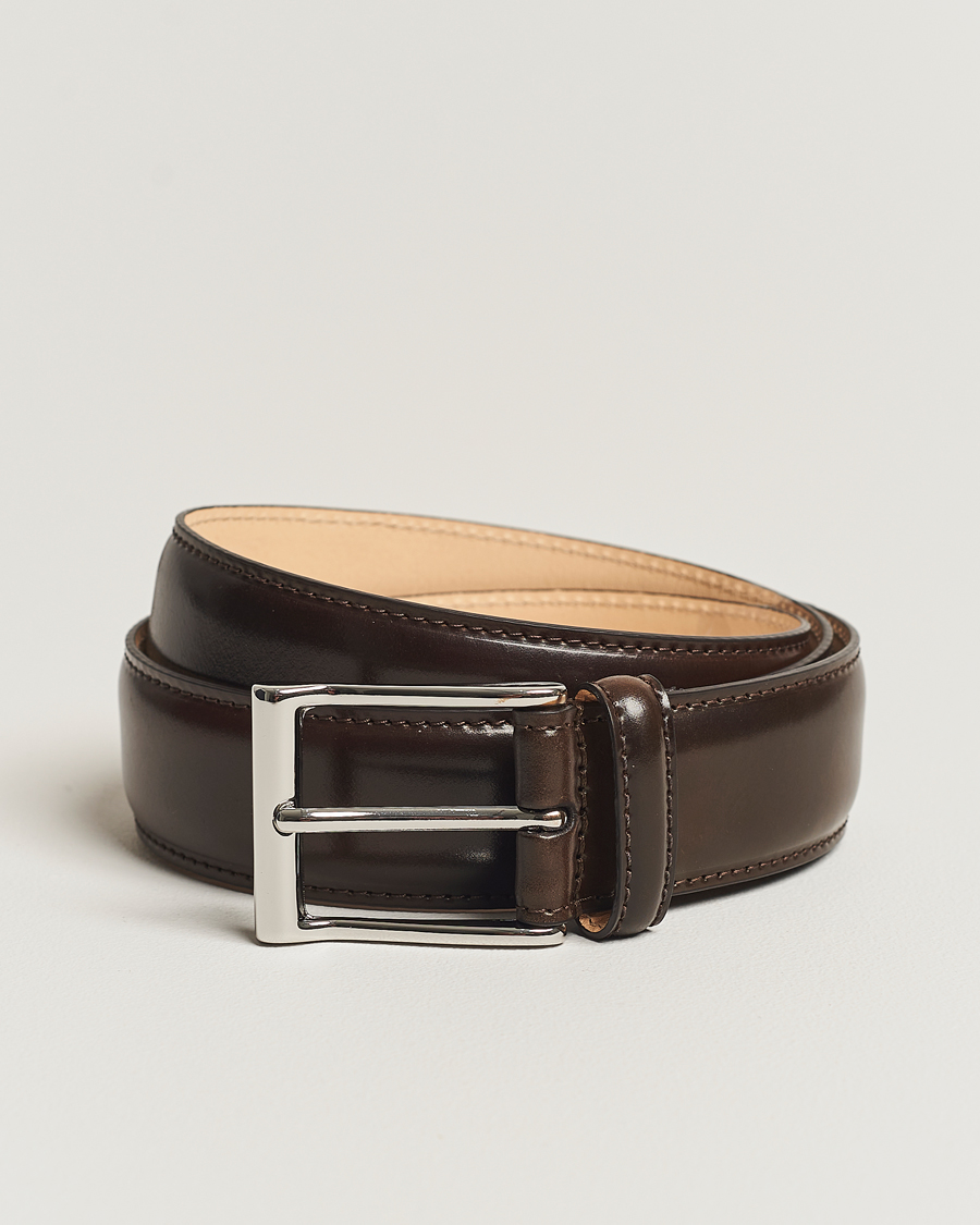 Herre | Bælter | Crockett & Jones | Belt 3.2 cm Dark Brown Cordovan