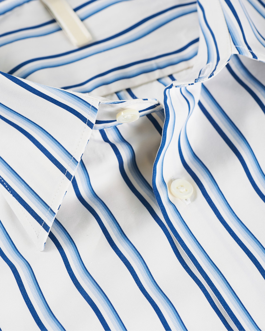 Herre | Skjorter | Sunflower | Adrian Striped Shirt White/Blue