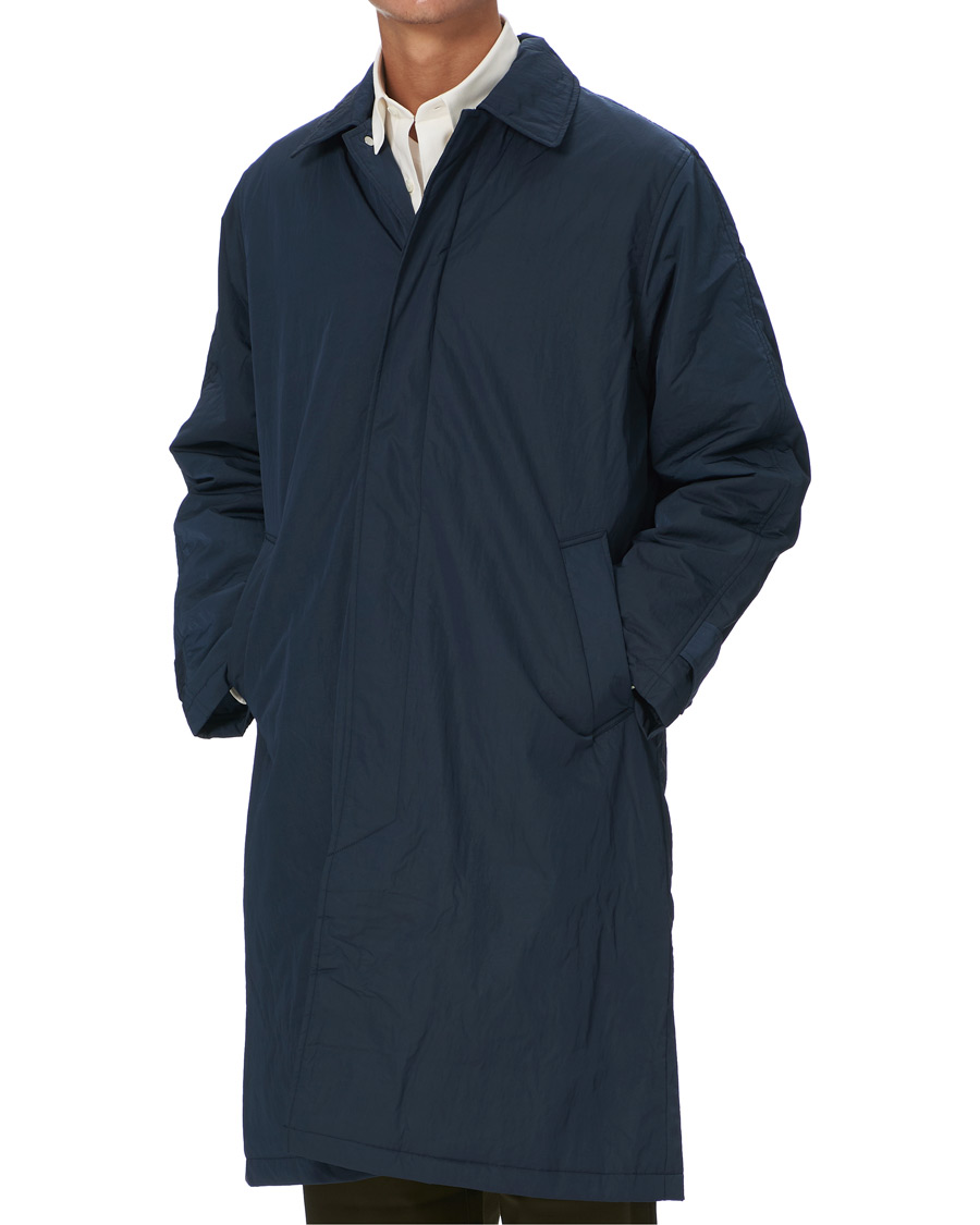 Herre | Jakker | Sunflower | Relaxed Coat Navy