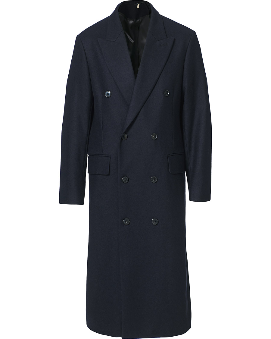 Herre | Jakker | Sunflower | Long Coat Navy