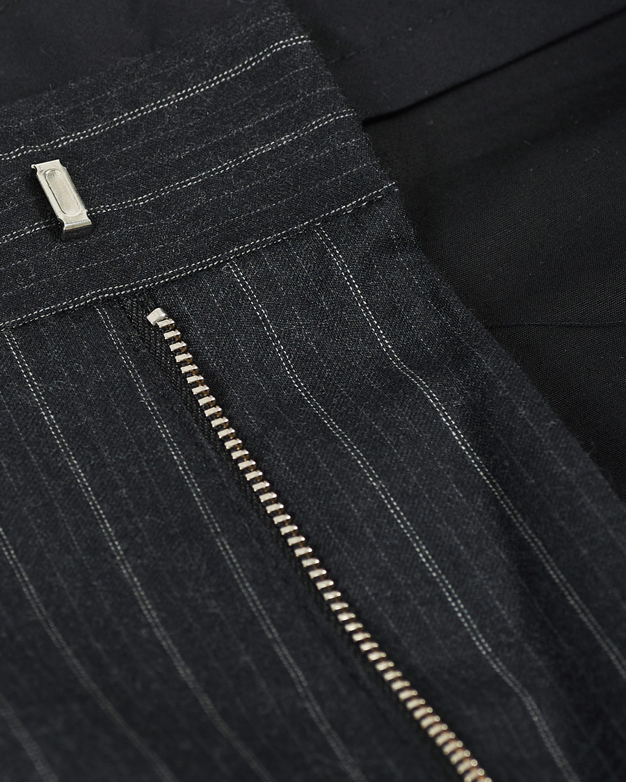 Herre | Bukser | Sunflower | Mac Pinstripe Wool Trousers Charcoal