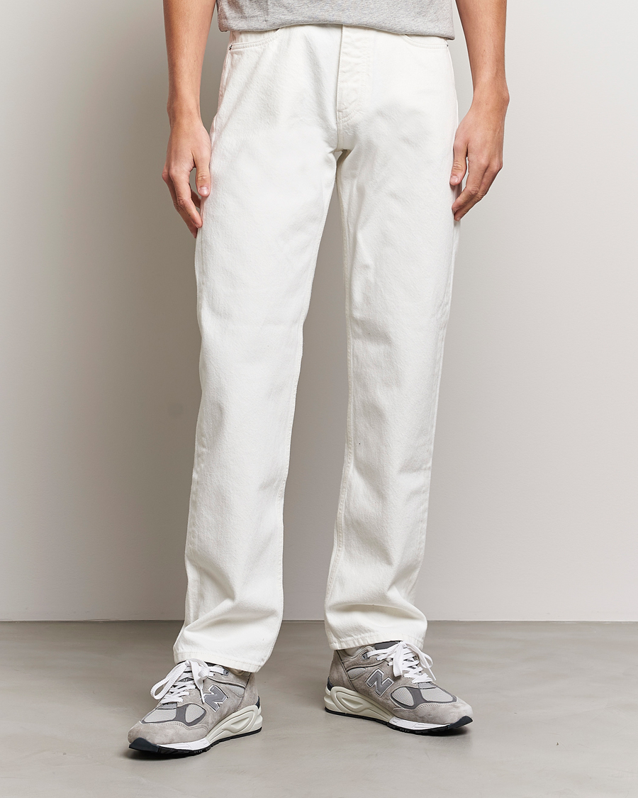 Herre | New Nordics | Sunflower | Standard Jeans Washed White