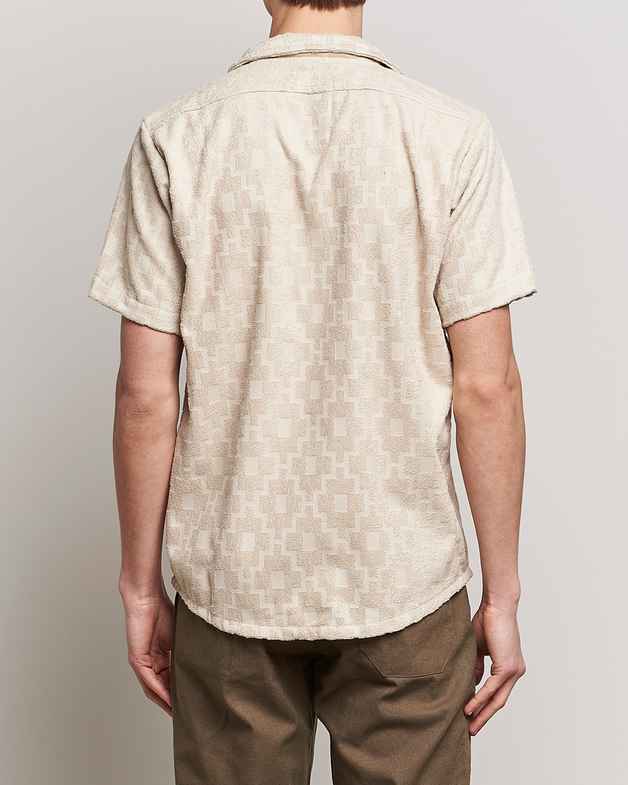 Herre | Skjorter | OAS | Machu Terry Short Sleeve Shirt Beige