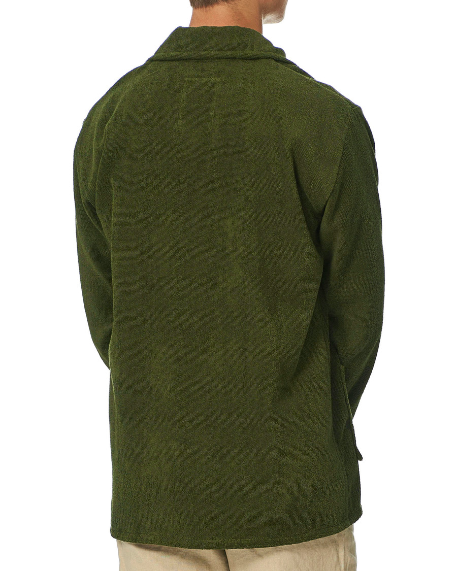 Herre | Skjorter | OAS | Beach Dandy Terry Overshirt Army
