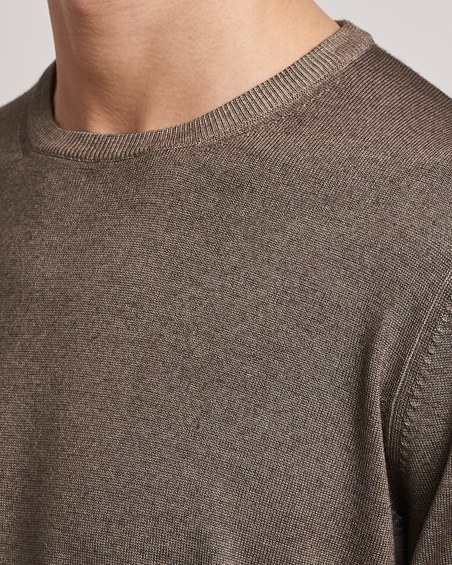 Herre | Trøjer | Gran Sasso | Vintage Merino Fashion Fit Crew Neck Pullover Beige