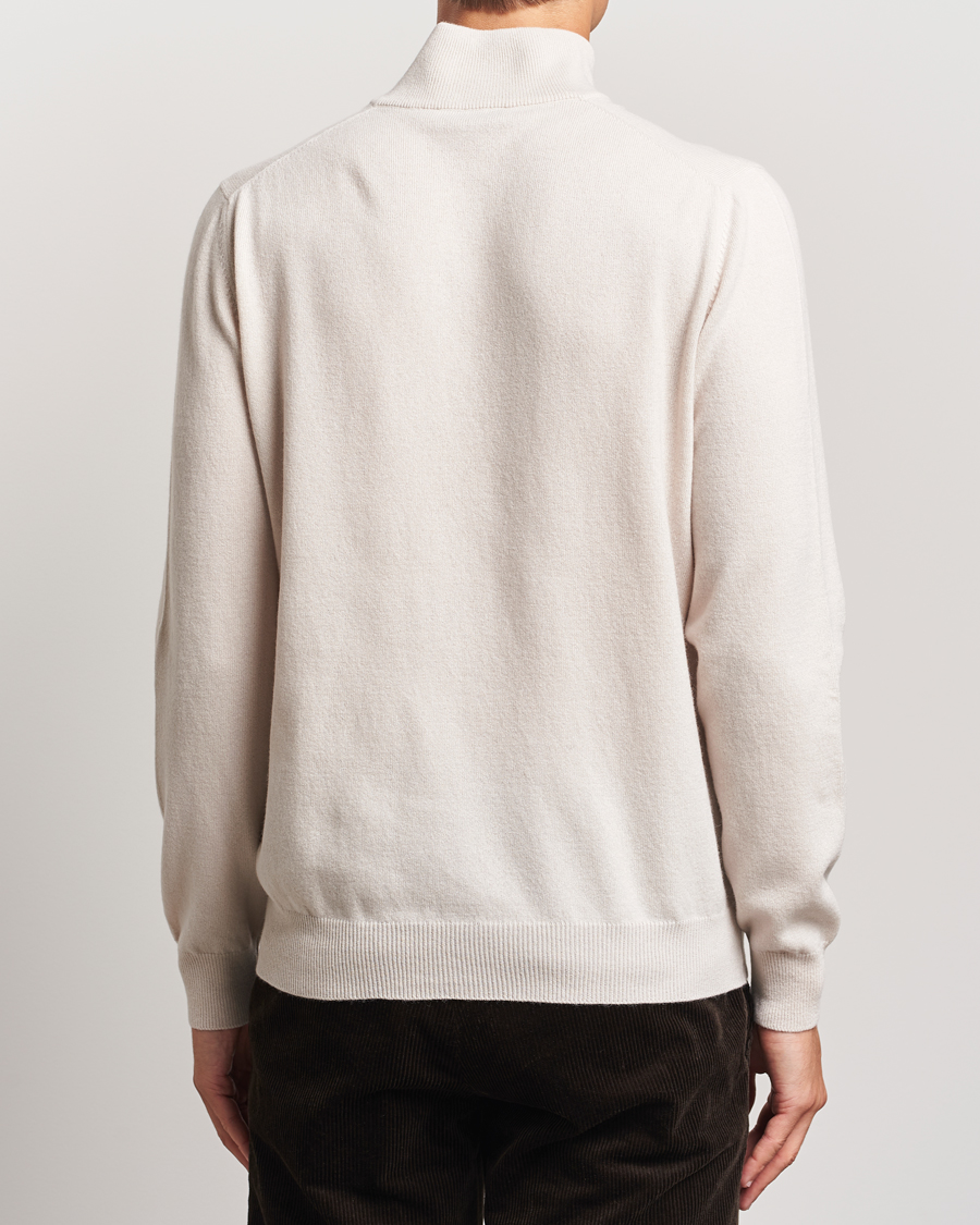 Herre | Trøjer | Gran Sasso | Wool/Cashmere Half Zip Cream