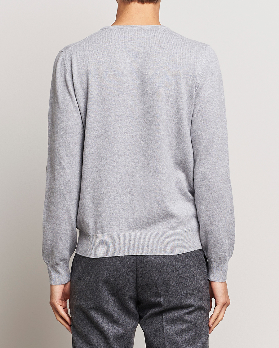 Herre | Trøjer | Gran Sasso | Wool/Cashmere Crew Neck Light Grey