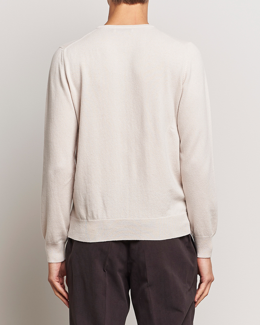 Herre | Trøjer | Gran Sasso | Wool/Cashmere Crew Neck Cream