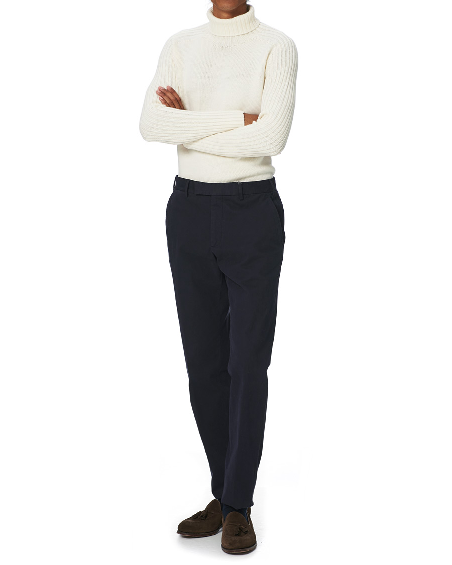 Herre | Trøjer | Gran Sasso | Rainwool Rollneck White