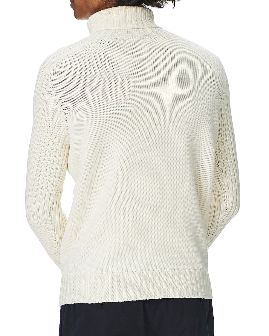 Herre | Trøjer | Gran Sasso | Rainwool Rollneck White
