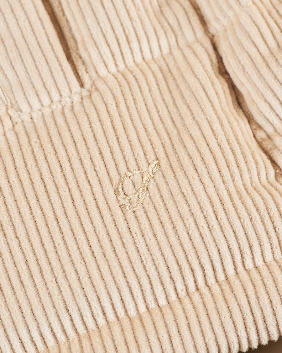 Herre | Jakker | Stenströms | Padded Corduroy Hood Vest Creme