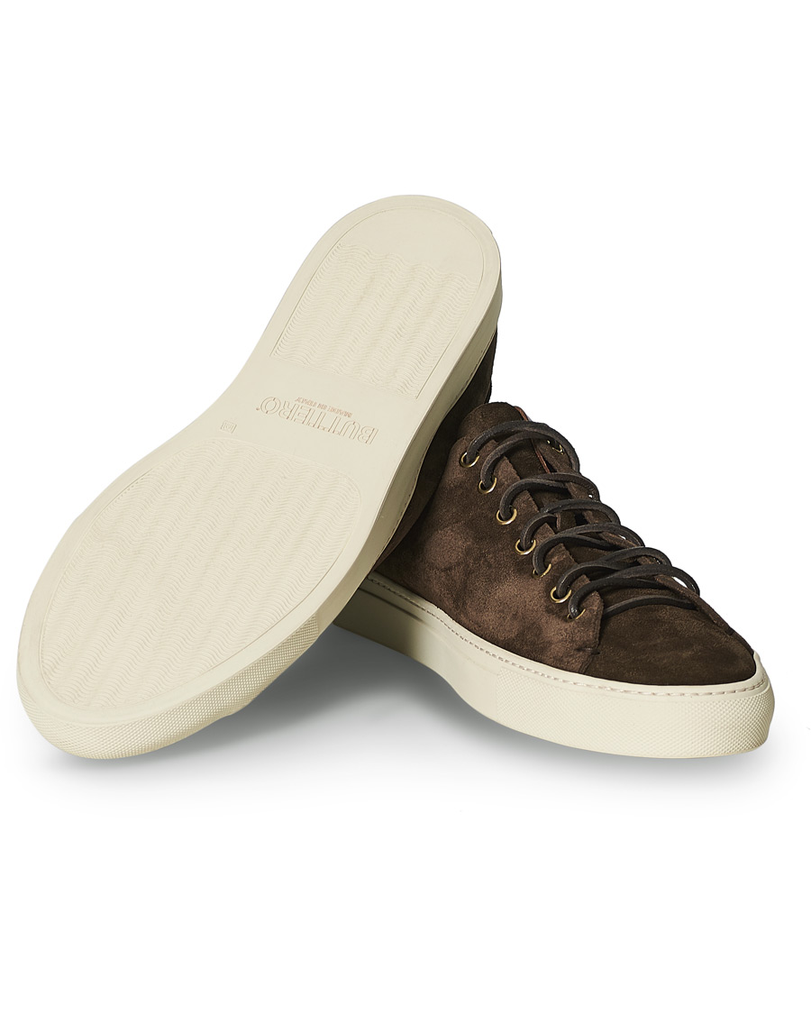 Herre | Buttero Suede Sneaker Dark Brown | Buttero | Suede Sneaker Dark Brown