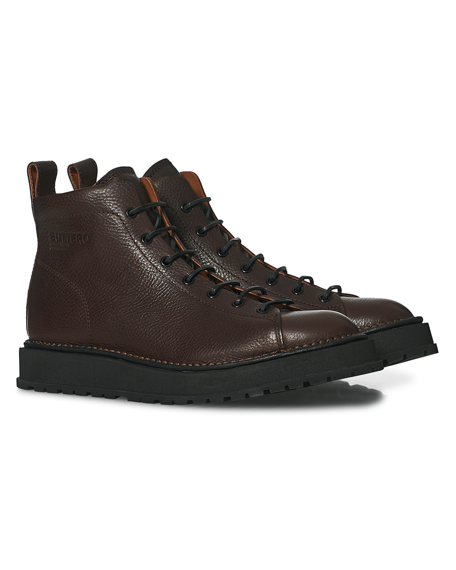 Herre | Buttero Aedi Leather Boots Dark Brown | Buttero | Aedi Leather Boots Dark Brown