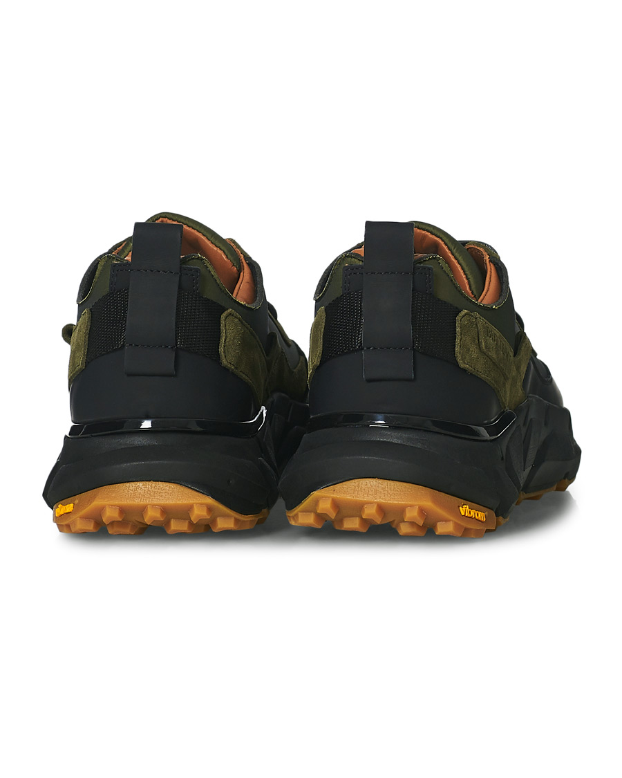Herre | Buttero Spazio Running Sneaker Black/Olive | Buttero | Spazio Running Sneaker Black/Olive