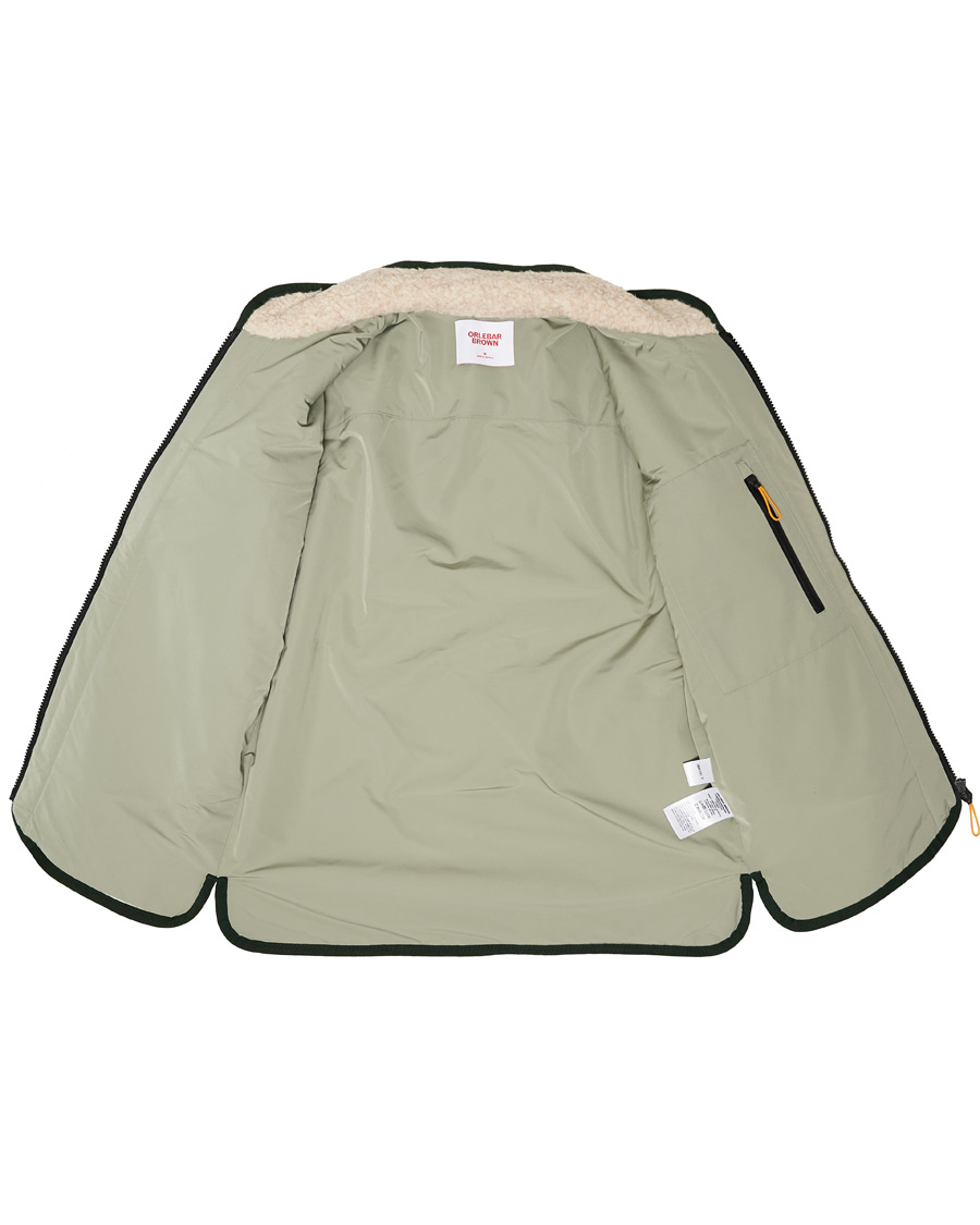 Herre | Trøjer | Orlebar Brown | Baird Fleece Full Zip Dune/Artichoke