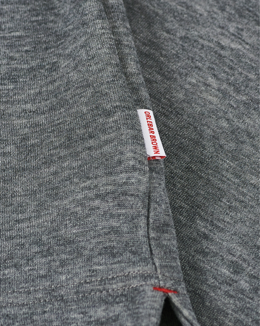 Herre | Trøjer | Orlebar Brown | Neilson Double Face Merino Half Zip Storm Grey