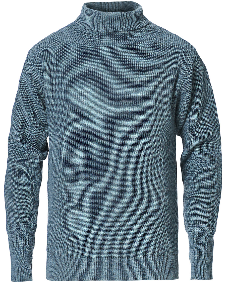 Herre | Trøjer | Andersen-Andersen | Sailor Turtleneck Light Indigo