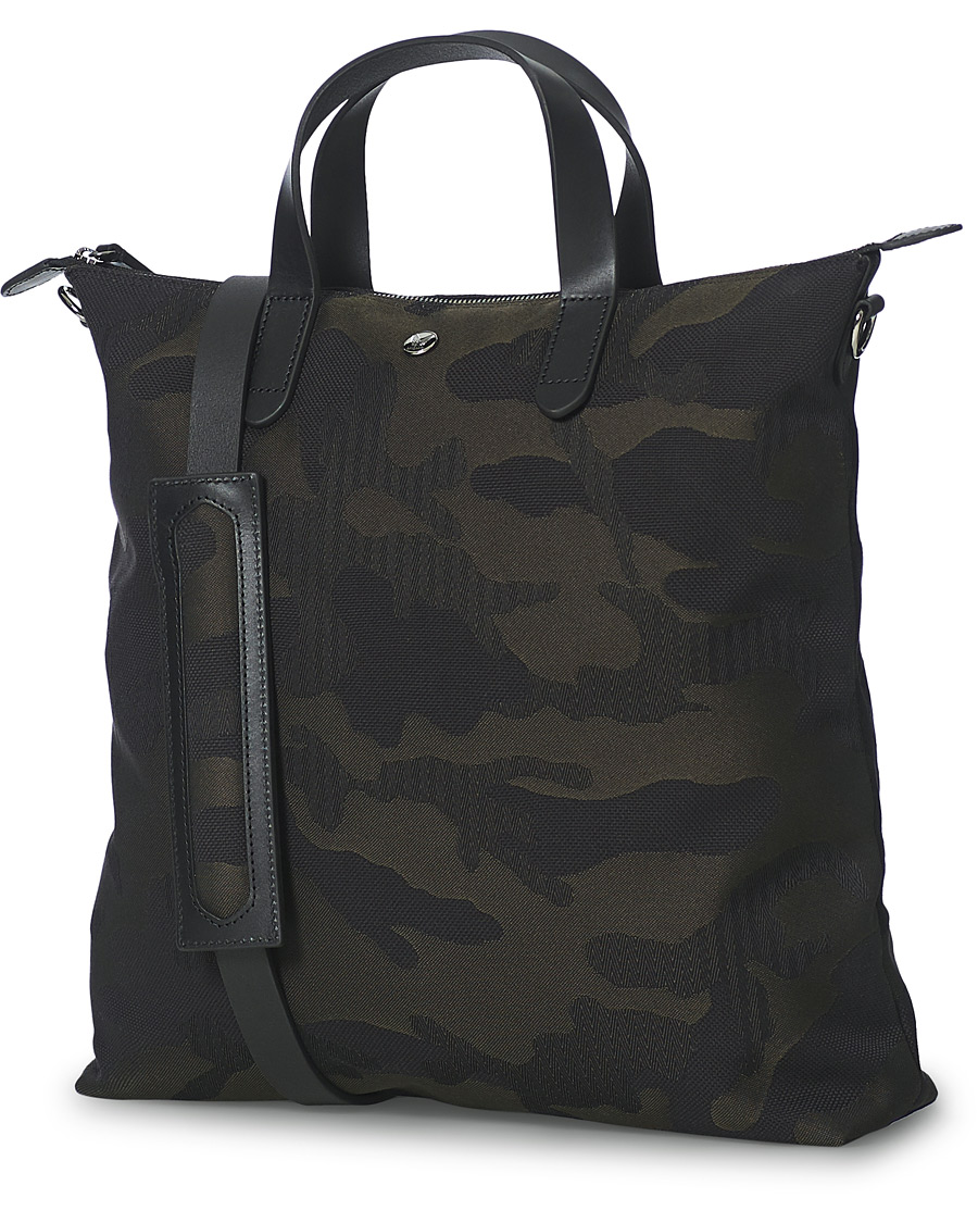 Herre | Mismo M/S Nylon Shopper Bag Into The Deep/Black | Mismo | M/S Nylon Shopper Bag Into The Deep/Black