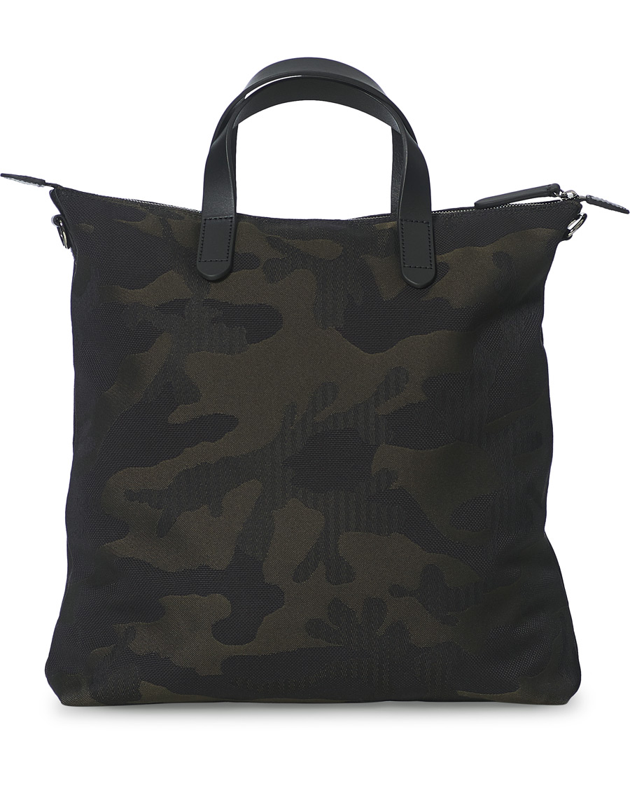 Herre | Mismo M/S Nylon Shopper Bag Into The Deep/Black | Mismo | M/S Nylon Shopper Bag Into The Deep/Black
