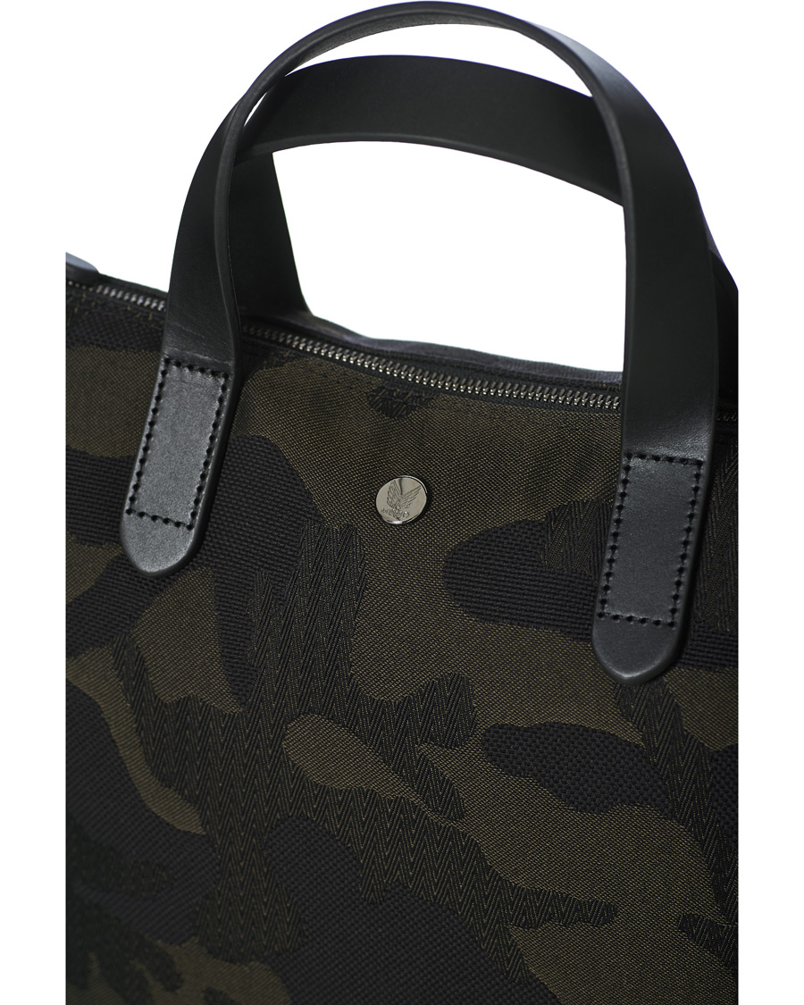 Herre | Mismo M/S Nylon Shopper Bag Into The Deep/Black | Mismo | M/S Nylon Shopper Bag Into The Deep/Black