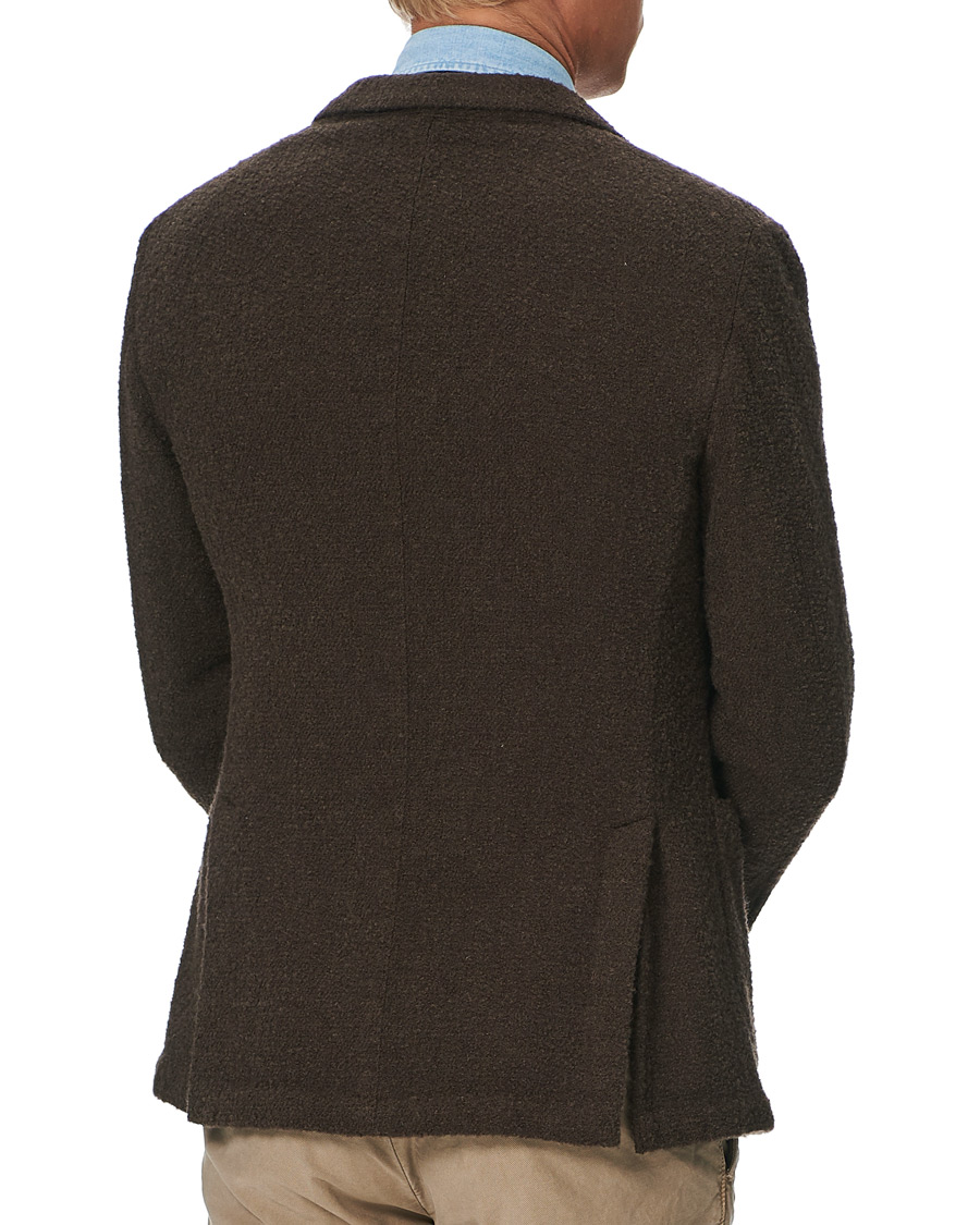 Herre | Blazere & jakker | L.B.M. 1911 | Jack Regular Bouclé Wool Alpaca Blazer Brown