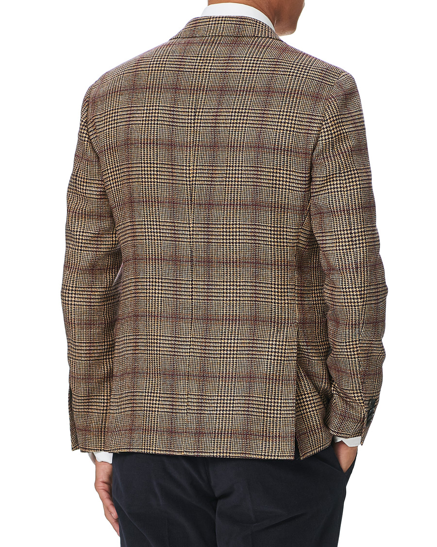 Herre | Blazere & jakker | Lardini | Peak Lapel Checked Houndstooth Blazer Light Brown