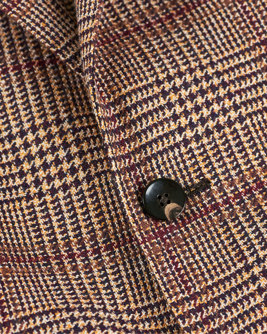 Herre | Blazere & jakker | Lardini | Peak Lapel Checked Houndstooth Blazer Light Brown