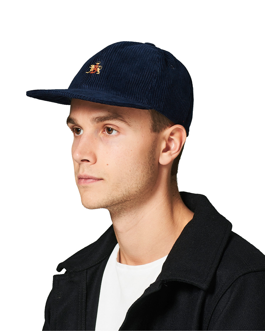 Herre | Baracuta Baseball Cord Cap Navy | Baracuta | Baseball Cord Cap Navy