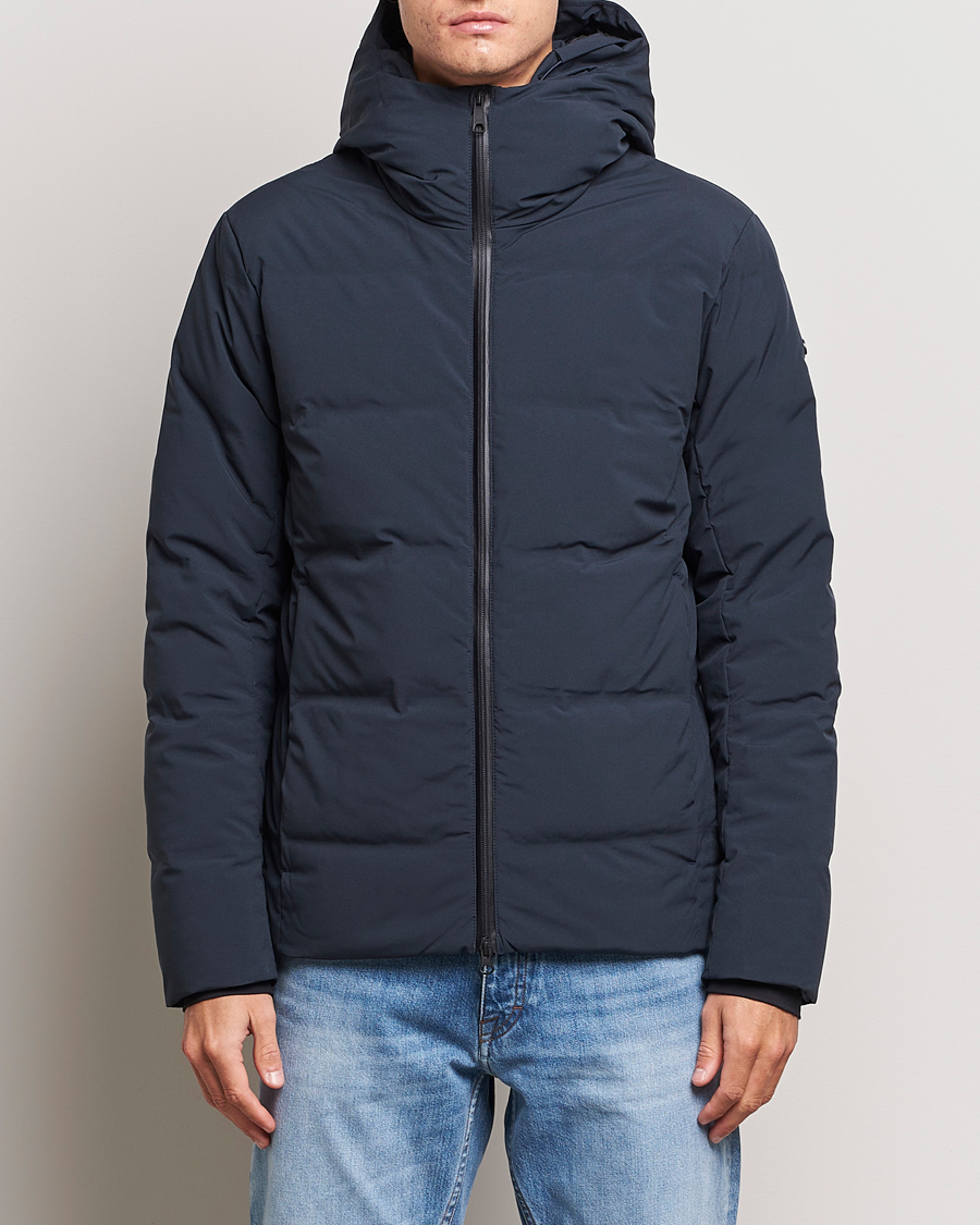 Herre | Jakker | Scandinavian Edition | Torrent Hooded Puffer Jacket Midnight Blue