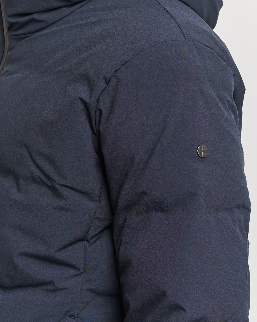 Herre | Jakker | Scandinavian Edition | Torrent Hooded Puffer Jacket Midnight Blue