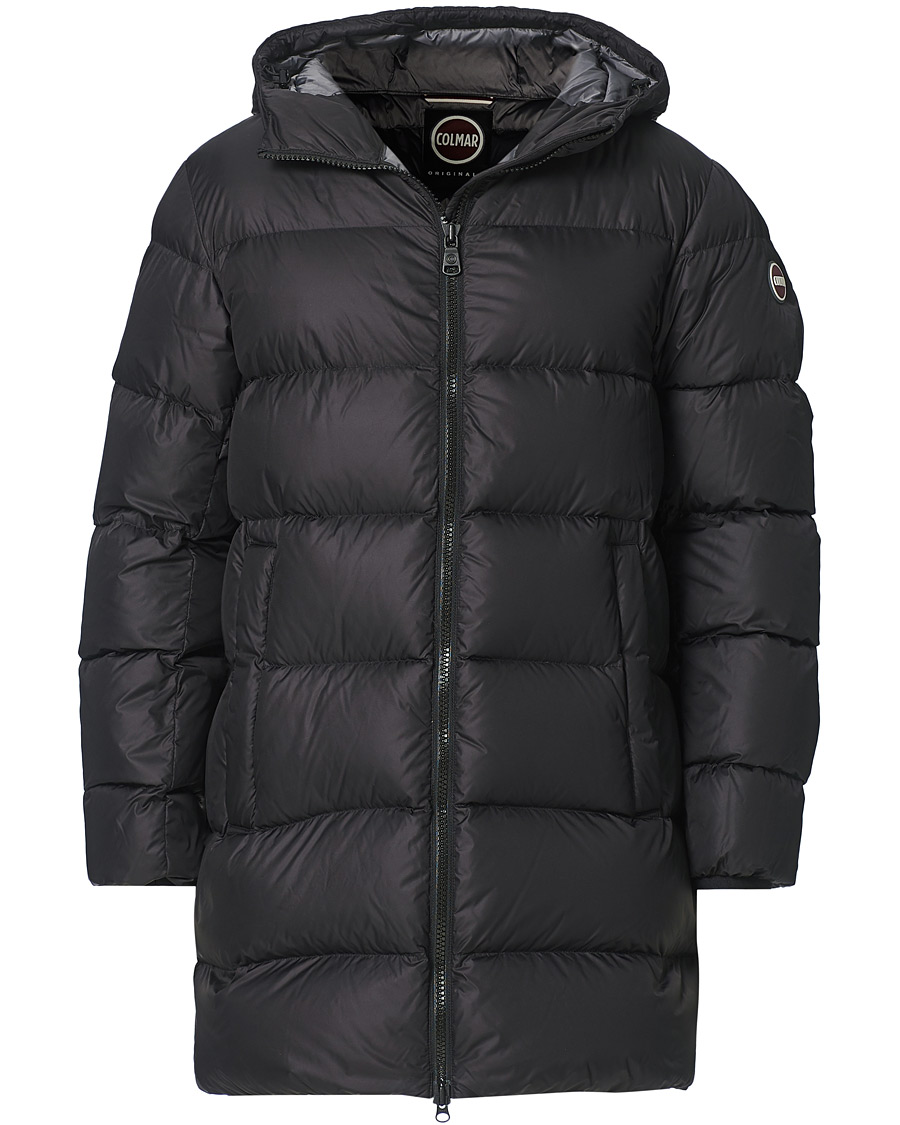 Herre | Jakker | Colmar | Concrete Long Down Jacket Black