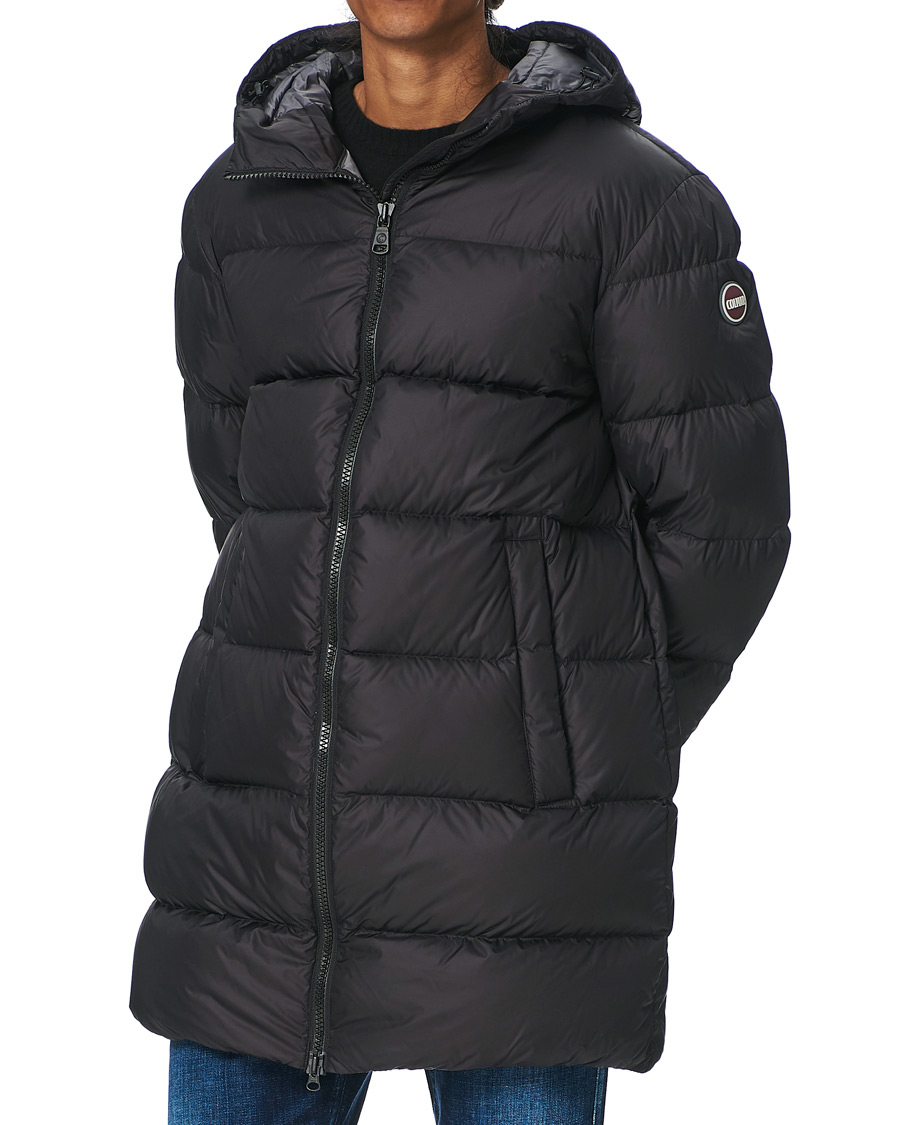 Herre | Jakker | Colmar | Concrete Long Down Jacket Black