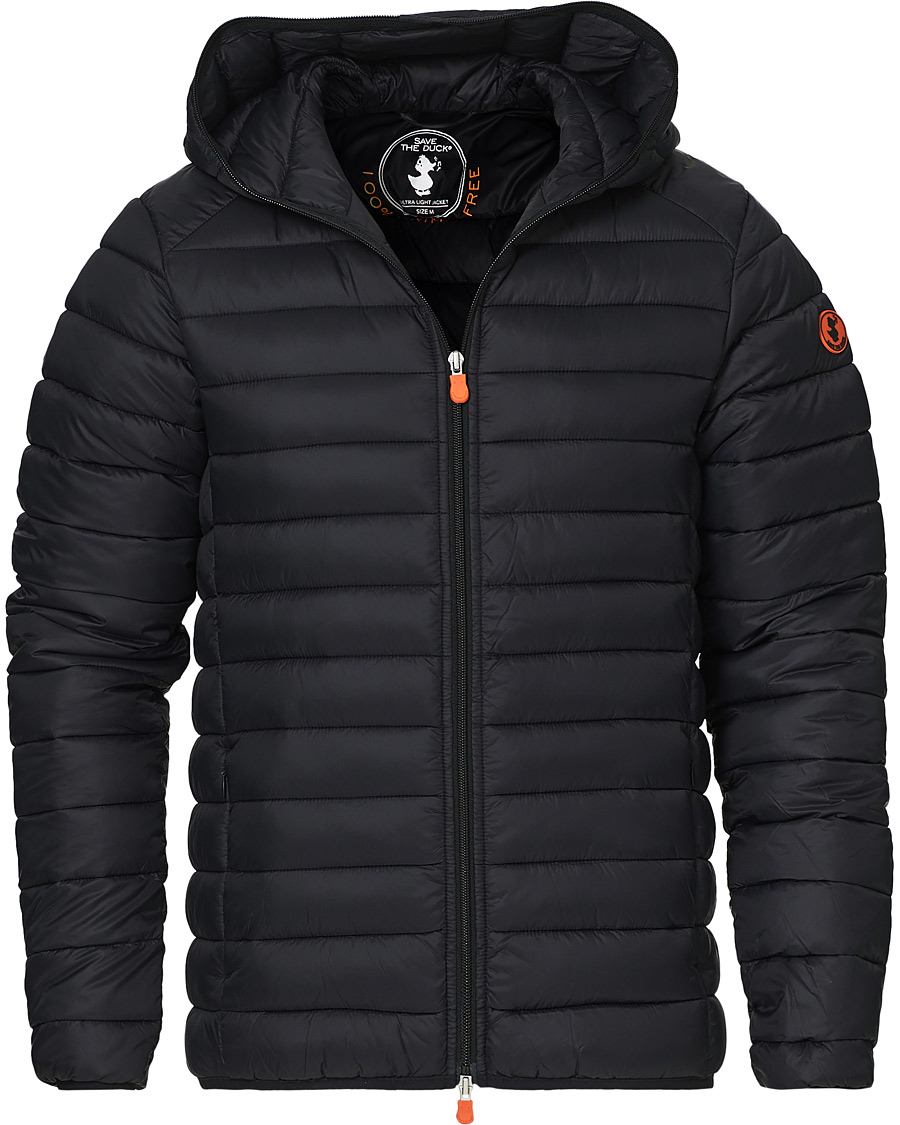 Herre | Jakker | Save The Duck | Donald Lightweight Padded Hooded Jacket Black