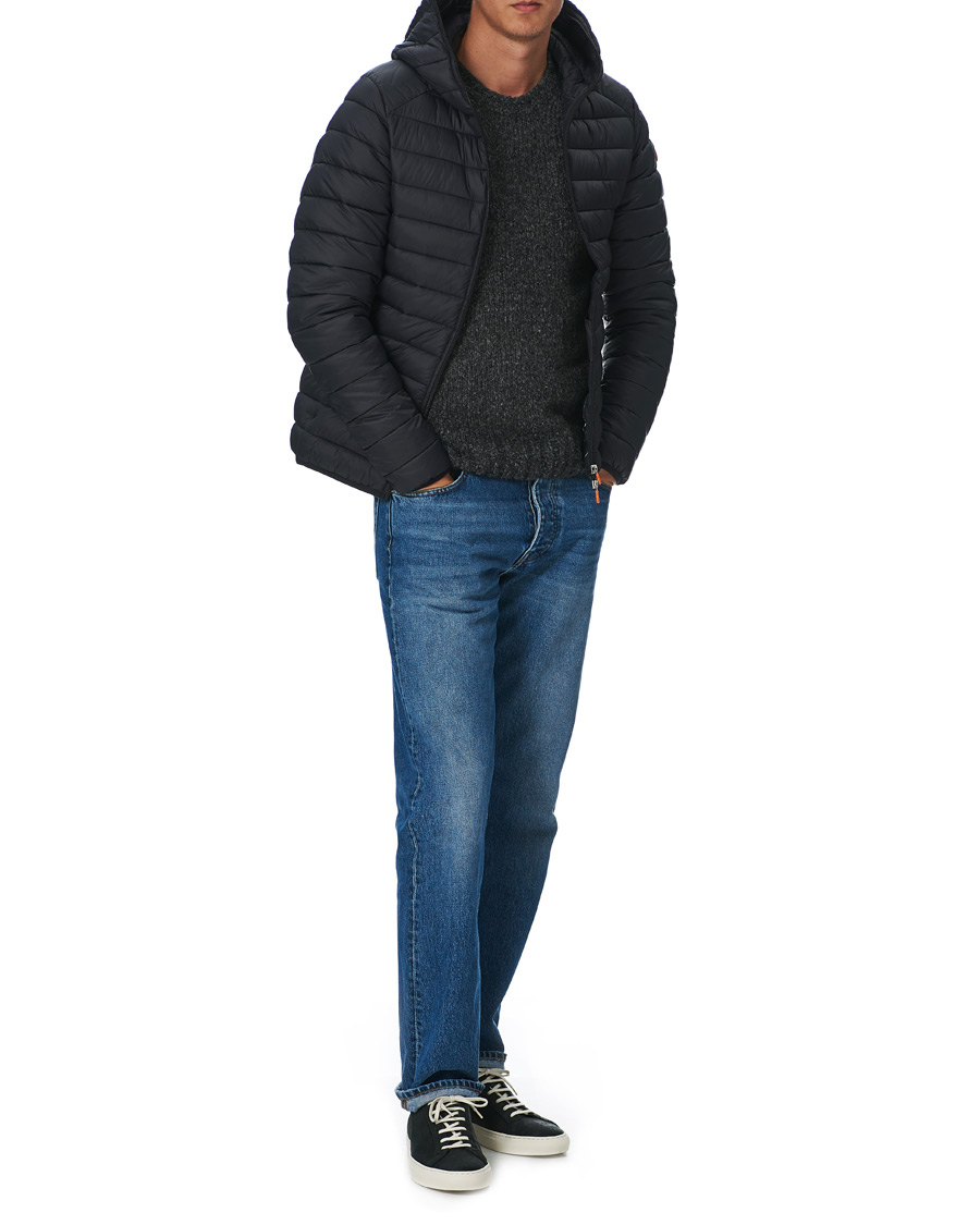 Herre | Jakker | Save The Duck | Donald Lightweight Padded Hooded Jacket Black