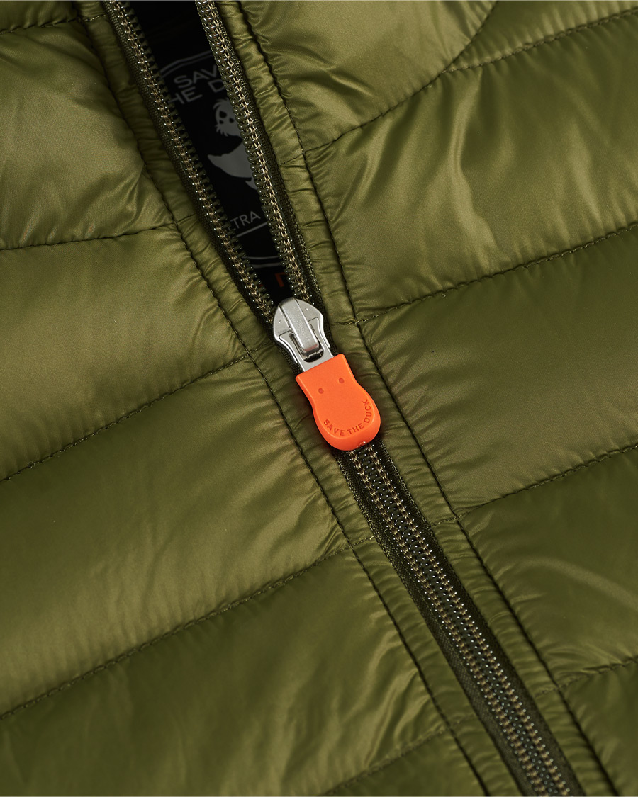Herre | Jakker | Save The Duck | Donald Lightweight Padded Hooded Jacket Dusty Olive