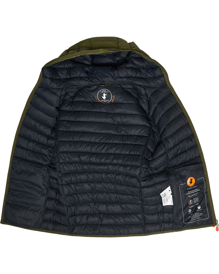 Herre | Jakker | Save The Duck | Donald Lightweight Padded Hooded Jacket Dusty Olive
