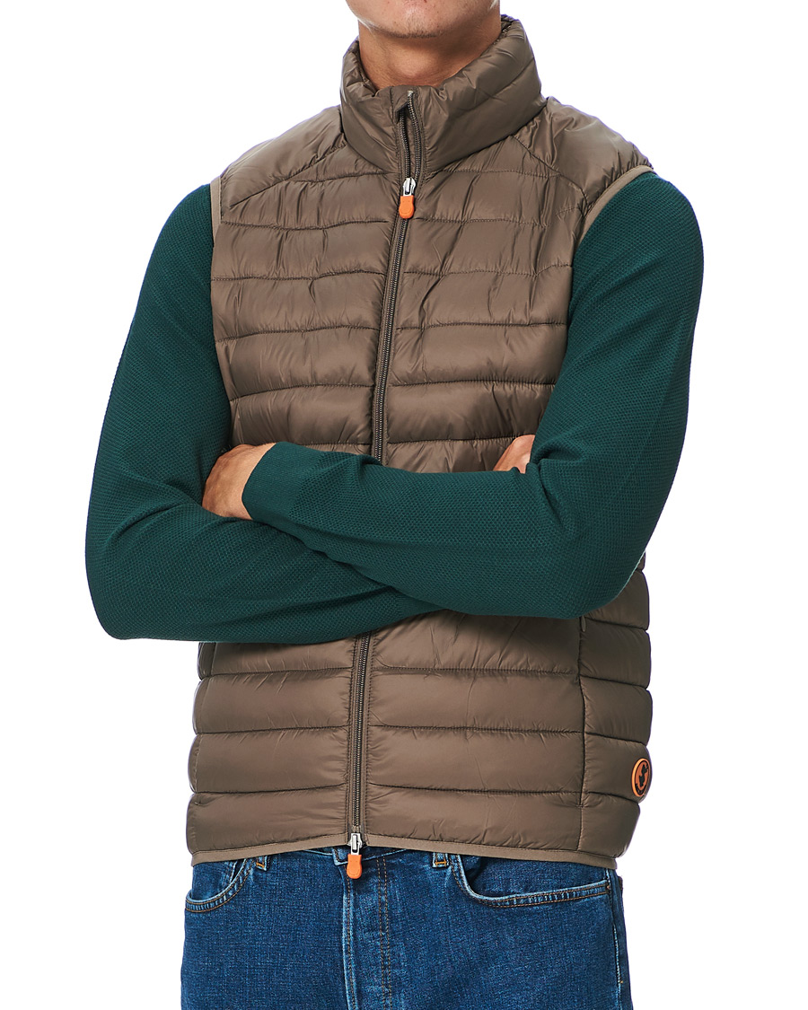 Herre | Jakker | Save The Duck | Adam Lightweight Padded Vest Coffee Brown