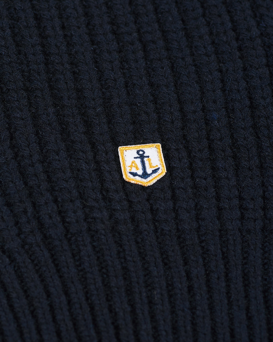 Herre | Trøjer | Armor-lux | Cable Knit Turtleneck Navy